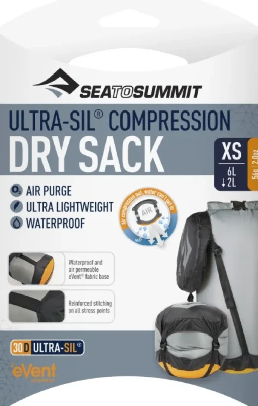 Sea to Summit Ultra-Sil eVent Compression Dry Sack XSmall 6L/2L Grey Online