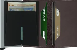 Secrid Slimwallet lompakko, tummanruskea Sale