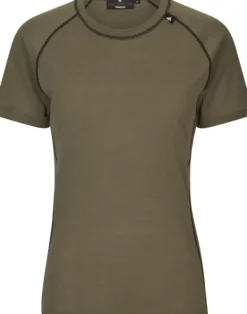 Apex Aia Merino T-Shirt Women Covert Green-Seeland Sale