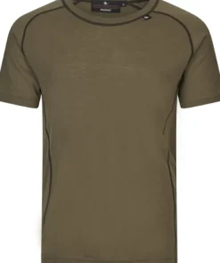 Apex Merino T-Shirt Covert Green-Seeland Outlet