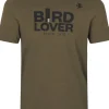 Seeland Bird Lover T-shirt t-paita, Dark Olive Melange Clearance