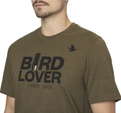 Seeland Bird Lover T-shirt t-paita, Dark Olive Melange Clearance