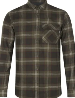 Seeland Glen Flannel Shirt paita, Pine Green Check Online