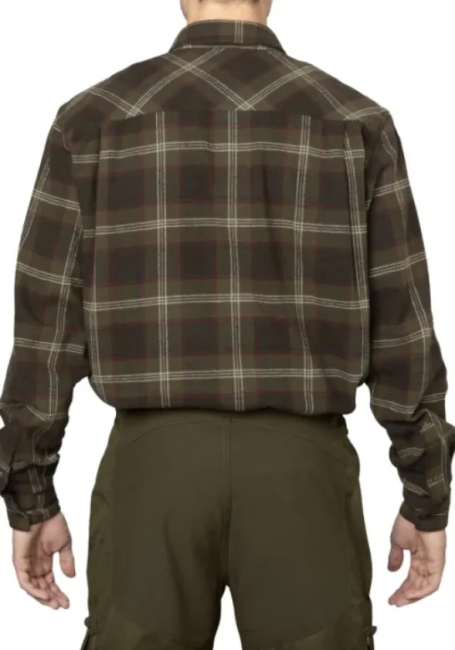Seeland Glen Flannel Shirt paita, Pine Green Check Online