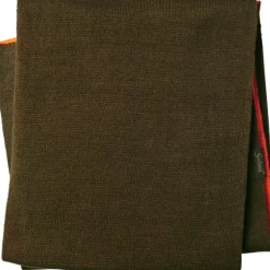 Seeland Ian Reversible Scarf huivi, huomio-oranssi/vihreä New