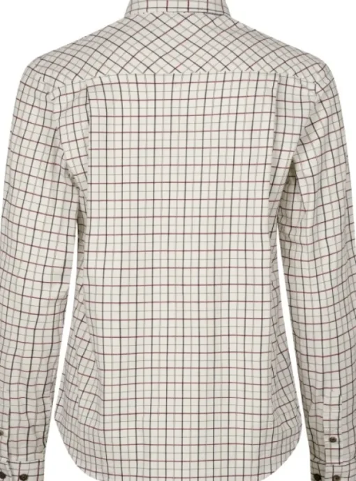 Seeland Kerry Shooting Shirt paita, Cabernet/Blue Check Fashion