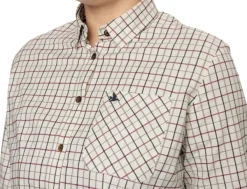 Seeland Kerry Shooting Shirt paita, Cabernet/Blue Check Fashion