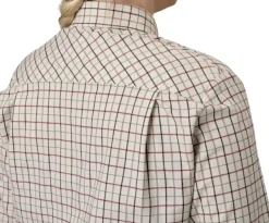 Seeland Kerry Shooting Shirt paita, Cabernet/Blue Check Fashion