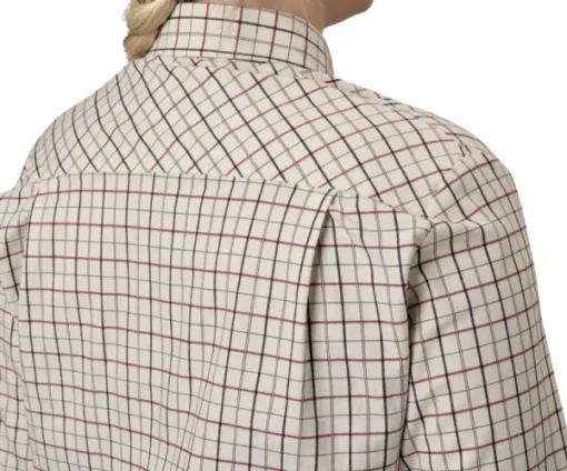 Seeland Kerry Shooting Shirt paita, Cabernet/Blue Check Fashion