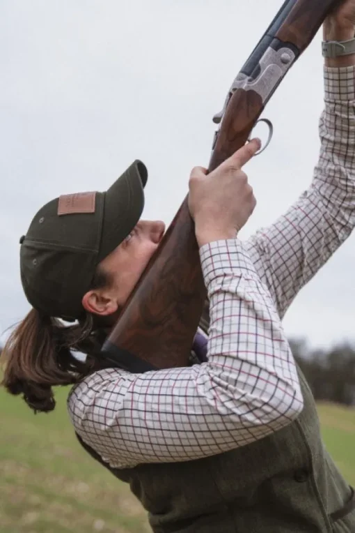 Seeland Kerry Shooting Shirt paita, Cabernet/Blue Check Fashion