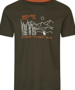 Seeland Landscape T-Shirt Pine Green Best