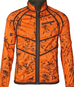 M's Vantage Reversible Fleece Pine Green/InVis Orange Blaze-Seeland Outlet