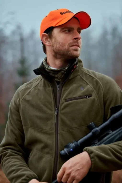 M's Vantage Reversible Fleece Pine Green/InVis Orange Blaze-Seeland Outlet