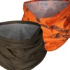 Seeland Neck Gaiter tuubihuivi, vihreä/huomio-oranssi, 2 kpl Fashion