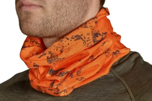 Seeland Neck Gaiter tuubihuivi, vihreä/huomio-oranssi, 2 kpl Fashion