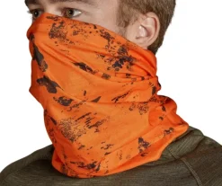 Seeland Neck Gaiter tuubihuivi, vihreä/huomio-oranssi, 2 kpl Fashion