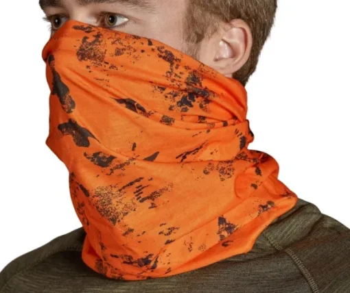 Seeland Neck Gaiter tuubihuivi, vihreä/huomio-oranssi, 2 kpl Fashion
