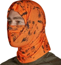 Seeland Neck Gaiter tuubihuivi, vihreä/huomio-oranssi, 2 kpl Fashion