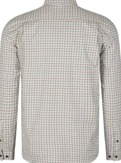 Seeland Oxford Shooting Shirt paita, Grape Leaf/Terracotta Check Fashion