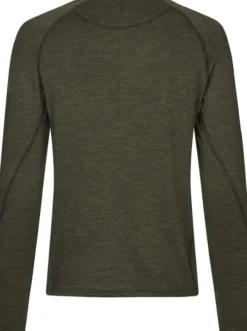 Peak T-Shirt Pine Green Melange-Seeland New