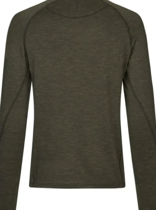Peak T-Shirt Pine Green Melange-Seeland New