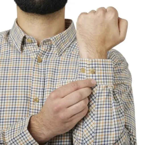 Shooting Shirt Classic Yellow Check-Seeland Hot