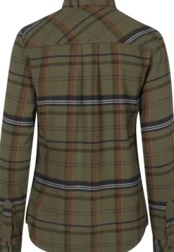Seeland Skye Flannel Shirt naisten paita, Grape Leaf/Terracotta Check Hot