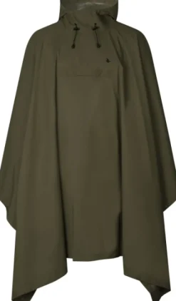 Seeland Taxus Rain Poncho Pine Green Fashion