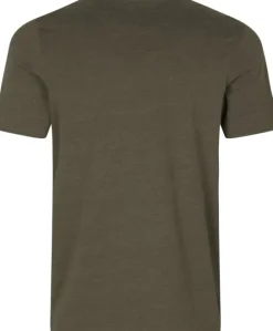 That Time T-shirt t-paita, Pine Green Melange-Seeland Best