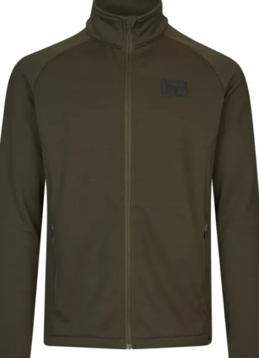 Tidal Fleece Jacket Pine Green-Seeland Online
