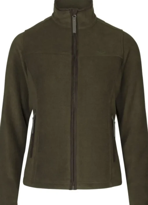 Woodcock Ivy Fleece Jacket fleecetakki, Pine Green Melange-Seeland New