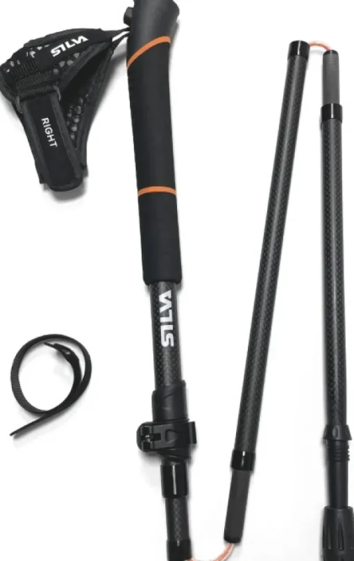 Running Poles Carbon Adjust juoksusauvat-Silva Clearance