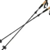 Trekking Poles Aluminum Z-Fold Grey-Silva New