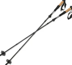 Trekking Poles Aluminum Z-Fold Grey-Silva New