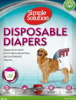 Simple Solution Disposable Diapers nartun suojat, XXL, 12 kpl Fashion