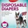 Disposable Diapers nartun suojat, M, 12 kpl-Simple Solution Hot