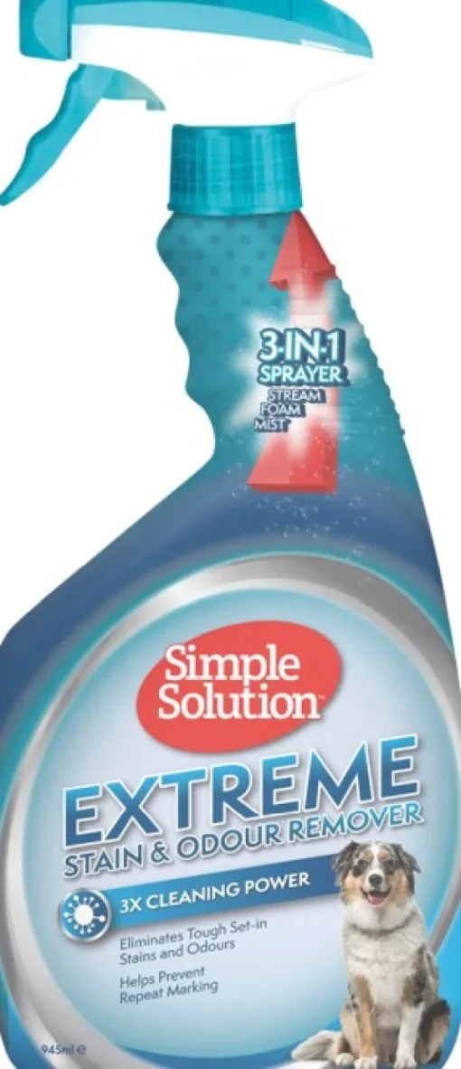 Extreme Stain & Odour Remover hajun- ja tahranpoistoaine, 945 ml-Simple Solution Best