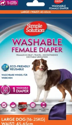 Simple Solution Washable Female Diaper nartun suoja, Large Outlet