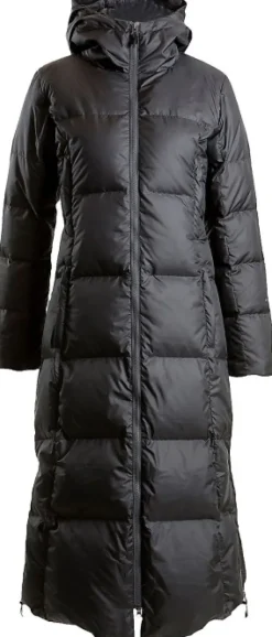 Skhoop Hella Down Coat pitkä untuvatakki, musta Online