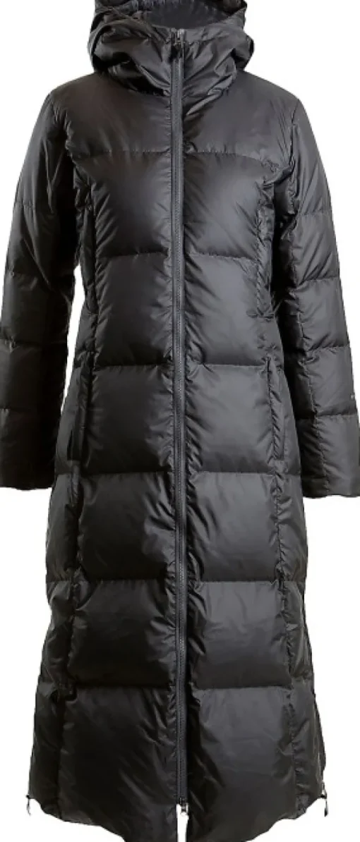 Skhoop Hella Down Coat pitkä untuvatakki, musta Online