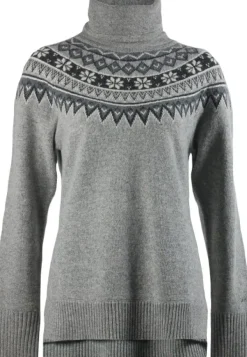 Skhoop Scandinavian Roll Neck neulepusero, harmaa Best