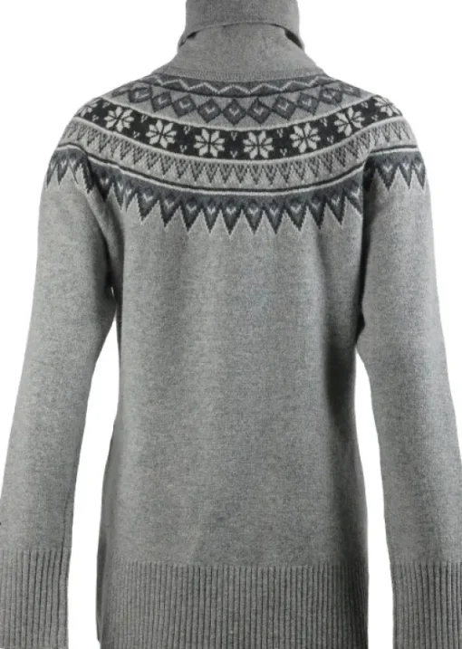 Skhoop Scandinavian Roll Neck neulepusero, harmaa Best