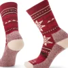 Smartwoo Everyday Cozy Lodge Crew naisten sukat, punainen-Smartwool New