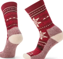 Smartwoo Everyday Cozy Lodge Crew naisten sukat, punainen-Smartwool New