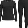 Smartwool Classic Thermal Merino naisten merinokerrasto, musta New
