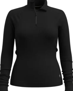 Smartwool W's Classic Thermal Merino 1/4 Zip Black Sale