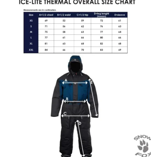 SnowFox Snow Fox Ice-Lite lämpöhaalari, musta/sininen New