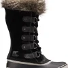 Joan Of Arctic WP naisten talvikenkä, musta/harmaa (FW23)-Sorel Clearance