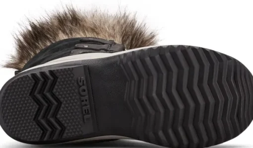 Joan Of Arctic WP naisten talvikenkä, musta/harmaa (FW23)-Sorel Clearance