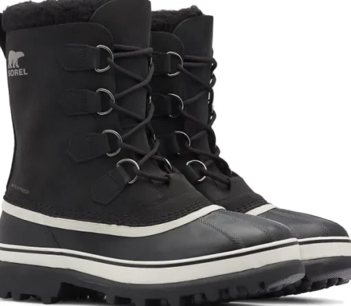 Sorel M's Caribou Black/Dark Stone Sale